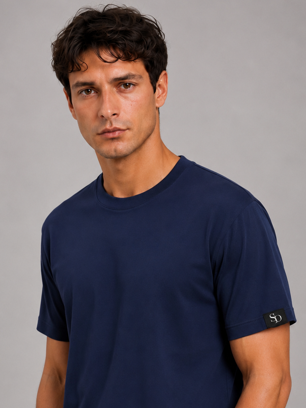 Deep Navy Classic Crew Neck Tshirt