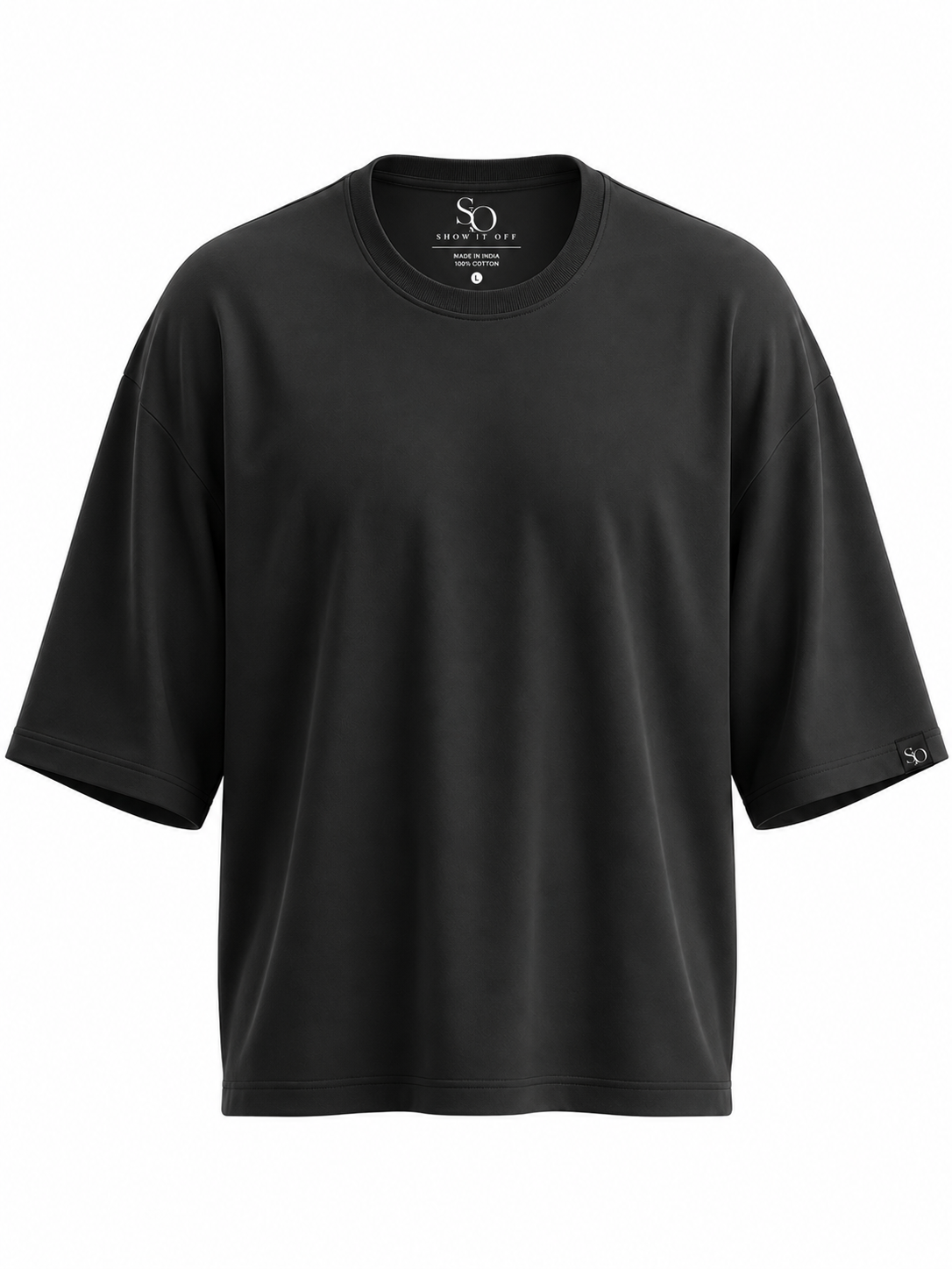 Midnight Black Oversized Tshirt