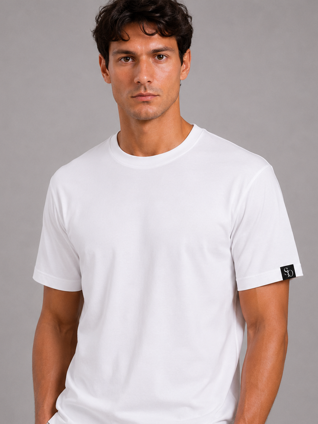 Cloud White Classic Crew Neck Tshirt