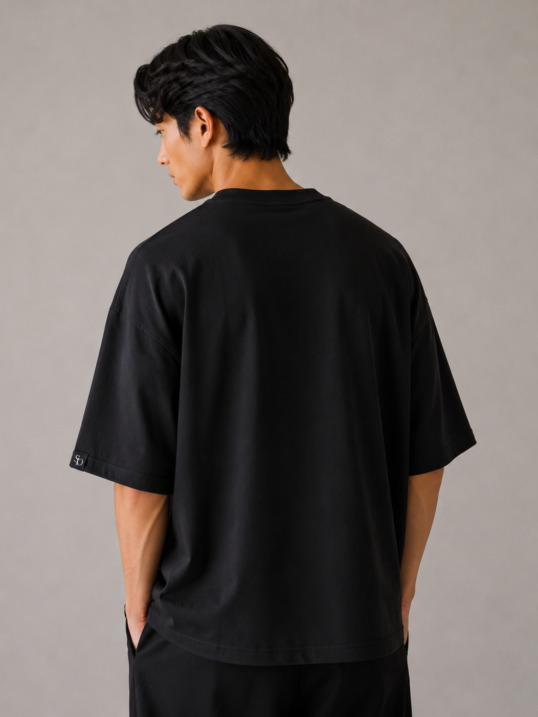 Midnight Black Oversized Tshirt